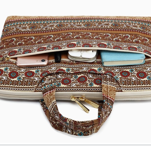 New DACHEE Bohemian Print Laptop Shoulder Bag Padded - Picture 9 of 9